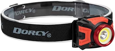 Dorcy Ultra HD 530 Lumen Fényszóró, Fekete,Piros, 1.6 x 1.8 x 2.3