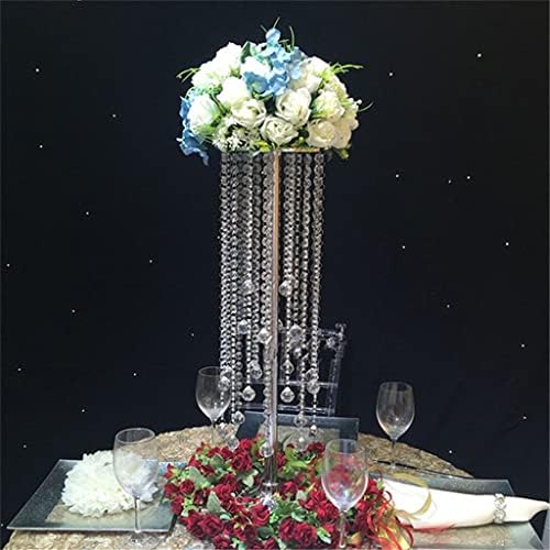JFGJL 10 Esküvői Asztal Dekoráció Virág Rack S Típusú Kristály Gyöngy Függöny Út Útmutató Esküvői Dekoráció