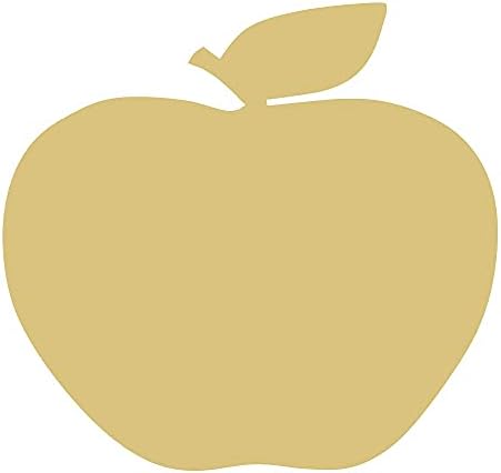 Az Apple Kivágott Befejezetlen Fa, Gyümölcs, Élelmiszer, Nyári Dekoráció Mindennapi Piknik MDF Alakú Vászon Stílusú, 4 (18)