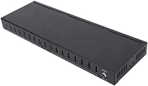 HD Multimédia Interfész Splitter, 4K 100-240V Multifunkcionális Video Splitter Hordozható Fém Office (US Plug)