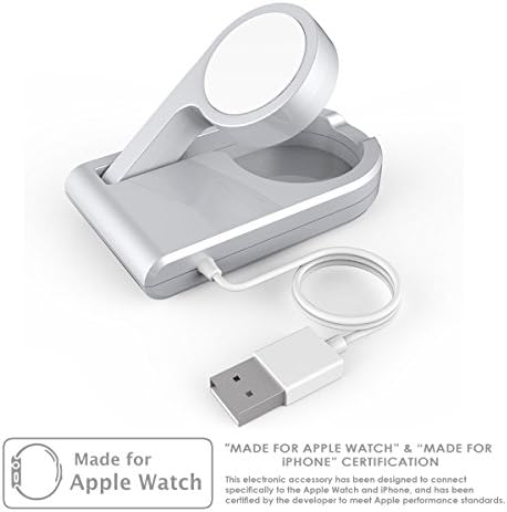 [MPI Hitelesített] Csere Protable Mágneses Töltés Dokkoló Apple iWatch, Összecsukható Engedélyezése Éjjeliszekrényen Mód 3ft