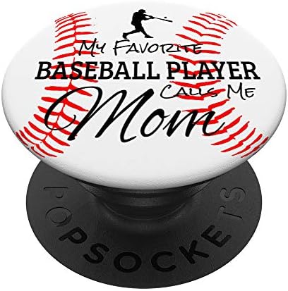 A Kedvenc Baseball Játékos Hív Anya Öltés Design PopSockets PopGrip: Cserélhető Markolat Telefonok & Tabletta