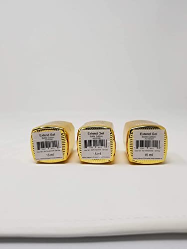 Aprés Kiterjesztése Gél Gold Edition Palack, doboz 3 - Gel-X Tippek, Ragasztó, Nem Primer vagy Bonder Szükséges (15 ml minden)