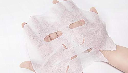 100-AS Skin Care Tömörített Maszk Papír DIY Természetes Pamut Maszk Maszk Fehér Kozmetikai Kibővített Pamut Maszk (Fehér Színű)