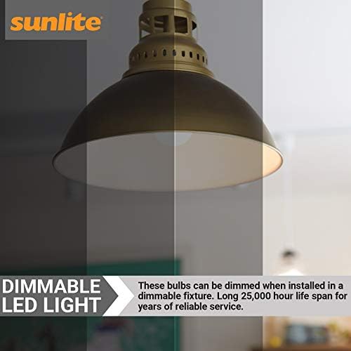 Sunlite 80430 LED R14 Mini Reflektor Floodlight Izzó, 4 Watt (25W Egyenértékű), 250 Lumenes, Köztes (E17) Bázis, Szabályozható, ETL Felsorolt,