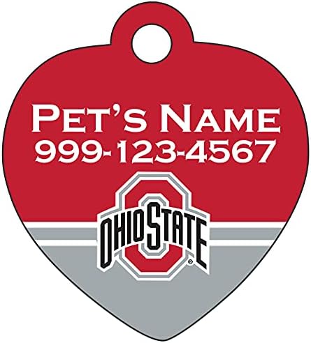 Az Ohio State Buckeyes Pet-Id-Tag a Kutya, Macska | Hivatalosan Engedélyezett | Személyre szabott kedvence