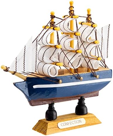 Veemoon Óceán Dekoráció Óceán Dekor Asztal Dekoráció Játék Vitorlás Vitorlás Modell Mini Vitorlás Hajó Modell Kézműves(Random Szín) Asztali