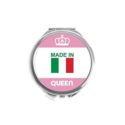 Made In Italy Ország Szerelem Mini kétoldalas, Hordozható Smink Tükör Királynő