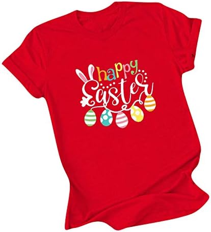 CGGMVCG Húsvéti póló Nők számára női pólók Sleeve Rövid Ujjú Alapvető Maximum Ing Húsvéti Maximum a Nők 2023