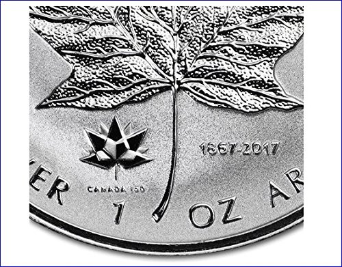 2017 CA Kanada Érme Kanadai Silver Maple Leaf Fordított Bizonyíték 150 150 Tudomása ELSŐ KIADÁSOK $5 PF70 NGC
