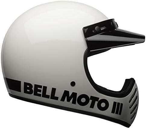 Bell Moto-3 V2 Sisak (Fényes Fehér Classic - Közepes)