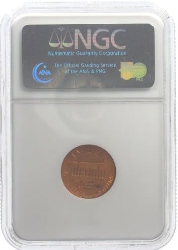 Lincoln-Kal Penny Érme 1959 D Uncirculated - Osztályozott által a Numizmatikai Garancia Corporation (NGC), mint a Menta Sztrájk 65 Piros