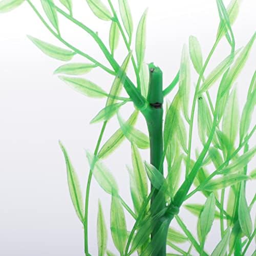 ＫＬＫＣＭＳ Akvárium Díszek Zöld Bambusz Növény Dísz Illik A Tank