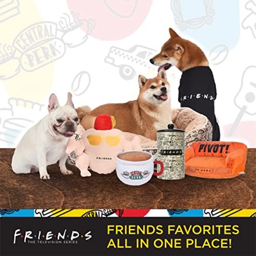 Barátok a Műsor Barátok Central Perk Kutya Kezelésére Jar | 7.3 x 5.1 Kerámia Kutya Kezelésére Üveg Fedő, Mosogatógépben mosható