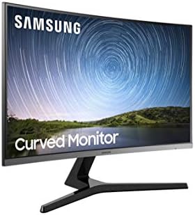 Samsung 32 Osztály CR50 Ívelt Full HD Monitor 60 hz Képfrissítési - 4ms válaszidő - LC32R502FHNXZA (Felújított)