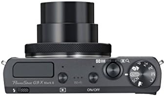 A Canon PowerShot G9 X Mark II Kompakt Digitális Fényképezőgép w/ 1 Inch-Érzékelő, valamint 3inch LCD - Wi-Fi, NFC, & Bluetooth-os