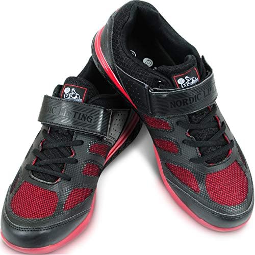 Kettlebell 31 lb-Csomag Cipő Venja 9-es Méret - Fekete-Piros