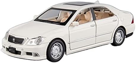 Méretarányos Autó Modell Toyota Crown Klasszikus Autó Alufelni Autó Modell Fröccsöntött Fém Autó Modell 1:32 Aránya (Színe : Fehér)