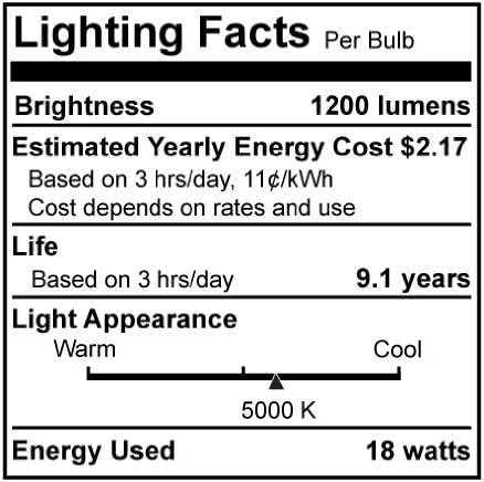 Bulbrite CF18SD/LM 18W kompakt fénycsövek T2 TEKERCS 5000K E26 120V [Pack 4]