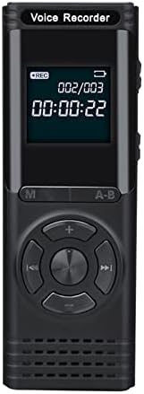 XIXIAN hangvezérelt Készülék,4 GB Digitális diktafon hangvezérelt Hangrögzítő Diktafon MP3 Lejátszó HD Felvétel 13 Folyamatos Felvétel