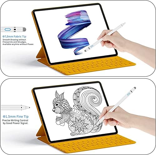 smartelf Ceruzát, iPad ,Kapacitív Digitális Ceruza 1.45 mm-es Ultra Finom Tipp Stylus, Aktív Elektronikus Toll Kompatibilis