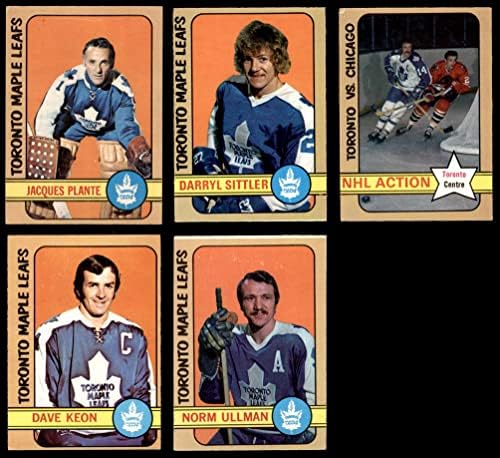 1972-73 O-Pee-Chee Toronto Maple Leafs Közelében Csapat készen áll Toronto Maple Leafs (Set) EX+ Maple Leafs