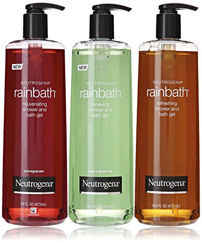 Neutrogena Rainbath Multi-pack 3, 1 Eredeti Formulát, 1 Gránátalma, 1 Körte & Zöld Tea, 16 fl oz üvegek