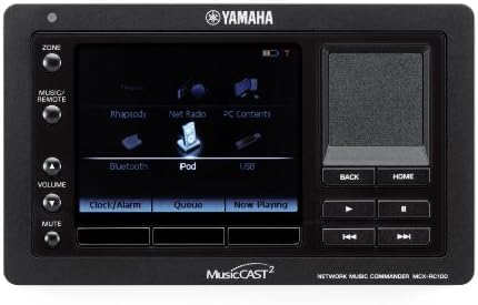 Yamaha MusicCAST2 MCX-RC100BL Hálózati Zene Parancsnok 1 - Minden, Fekete (Megszűnt Gyártó által)