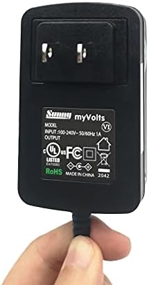 MyVolts 9V-os Tápegység Adapter Kompatibilis/Csere Philips PET830/58 DVD Lejátszó - US Plug