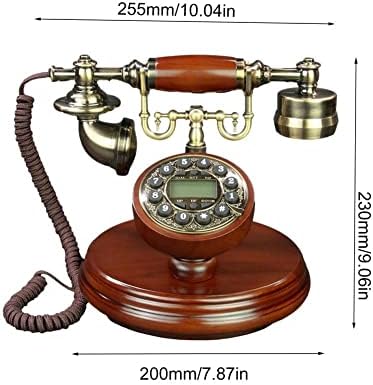 LHLLHL Retro Vezetékes Telefon Európai Vezetékes Vezetékes Telefon Háttérvilágítású Kijelző kihangosító Régi Divat Telefon