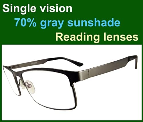 Circleperson Férfiak Photochromic Fény-értelmes Olvasó szemüveg Nap olvasók tavaszi zsanérok 55-17 gumiabroncs a kis UV-védelem...