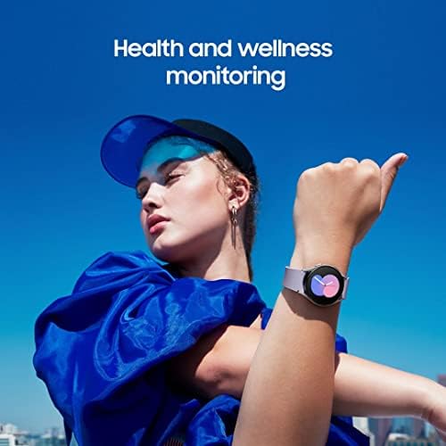 SAMSUNG Galaxy Óra 5 44mm Bluetooth Smartwatch w/Test, Egészség, Fitness Aludni Tracker, Jobb Akkumulátor, Zafír Kristály