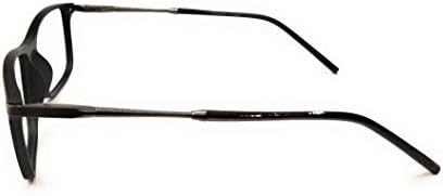 Amar életmód Számítógépes szemüveg Crizal lencse műanyag téglalap alakú 52 mm fekete unisex_alacfrpr3519