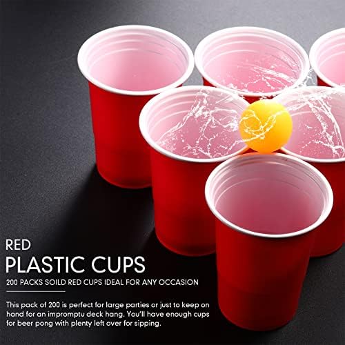 Mimorou 200 Gróf Műanyag 16 oz Eldobható Fél Csésze Műanyag Poharak Forgatagban Eldobható Ital Poharakból isszák a Születésnapi