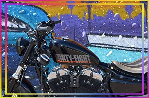 JBSporty Harley Davidson Sportster 48 Black ki Vinyl Matrica Fork Kit a 2010-2015 48 (Bónusz 2 Extra lap)