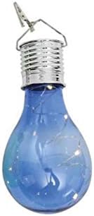 SOLUSTRE Led Izzó, Led Izzó, Led Izzó, Kék LED Izzók Napenergia függő Lámpák Bura IP44 Kültéri Kerti Kemping lámpa, Kültéri, Kert, Kerti