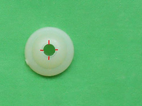 15 mm-es Biztonsági Szeme Műanyag Szemét Műanyag Kézműves Biztonsági Szemem Macska Plüss Baba Állat Amigurumi DIY Tartozékok - 20 Pár (Világos)