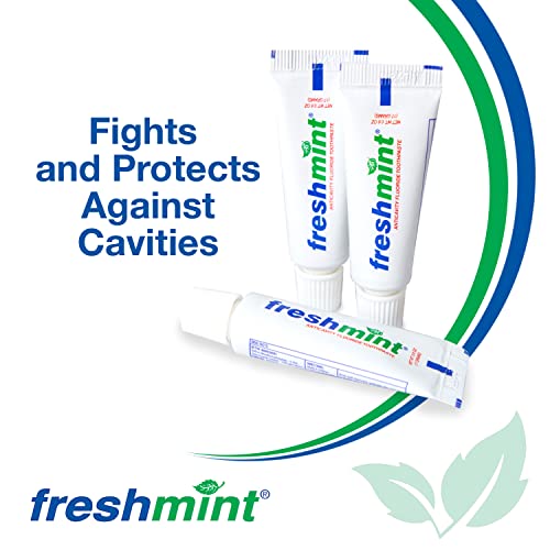 144 Csövek Freshmint® 0.6 oz. Anticavity Fluoridos Fogkrémmel, Csövek nem Egyedi Doboz Extra Megtakarítást, Utazási Méret