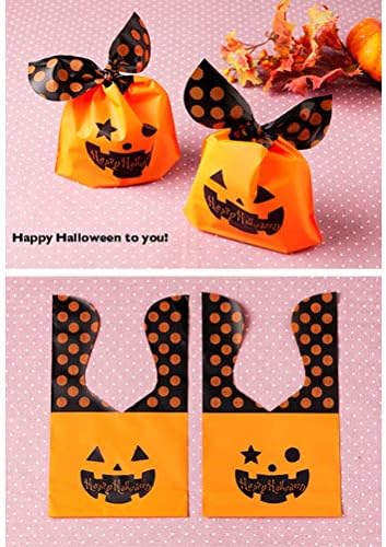 KESYOO 50Pcs Halloween Candy Táska Kreatív Táska Divatos Édesség Tok Halloween Party Dekoráció