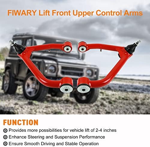 FIWARY Lift Elülső Felső Vezérlő Karok alkalmas 2007-2018 Silverado Sierra 1500 1500 2WD 4WD, 2-4 Felfüggesztés Állítható Vezérlő