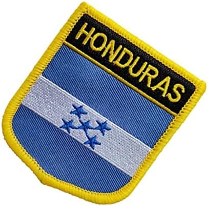 Nemzetközi Honduras Zászló Hímzett Foltok Taktikai Morál Applied Rögzítő Vassal Varrni A Jelkép Javítás 2 Db (Honduras)