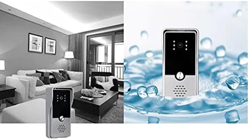 HMGGDD Vezetékes Videó Kaputelefon Ajtó Telefon Rendszer, 7 Inch 2 Monitorok Kültéri Csengő Kamera Támogatás mozgásérzékelés Otthon Biztonságát