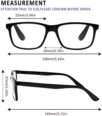 Kerecsen 5 Csomag Olvasó Szemüveg a Férfiak, mind a Nők Olvasók Tavaszi Zsanérok Divat Szemüveg