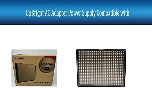 UpBright DC18V AC Adapter Kompatibilis Aputure Amaran AL-528W 528W H528W AL-528S 528 S W C H528S H528C H 528C LED Stúdió Lámpa feszültség DC