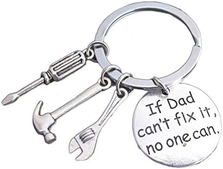 Ajándék | Ha Apa nem Tudja Megjavítani Nem Lehet Kézi Szerszámok Kulcstartó apák Napi Ajándék kulcstartó|Daddys Nap;Thinksgiving