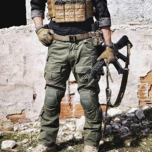 IDOGEAR G3 Combat Nadrág, Multicam Nadrág térdvédőt a Férfiak Taktikai Nadrág Mulitple Zsebében Horog-es Loop Igazító