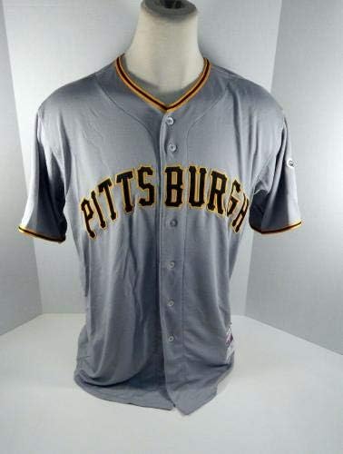 2014 Pittsburgh Pirates Chris McGuiness Játék Kiadott Szürke Jersey Kiner Javítás 98 - Játék Használt MLB Mezek