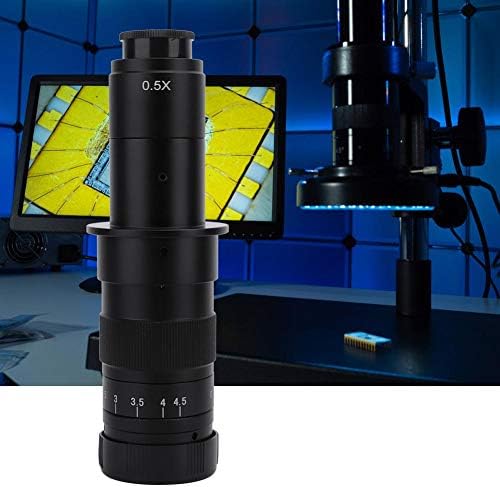 Optikai Mikroszkóp Szemlencse Adapter Digitális 0,5 X Lencse LED Gyűrű Lámpák látómező 2.3 mm-22mm a Kör alakú Fénycsövek
