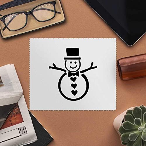 Azeeda 2 x 'Boldog Hóember' Mikroszálas Lencse/Szemüveg Tisztító Kendők (LC00016775)