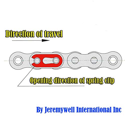 Jeremywell 28B Metrikus Normál Görgős Lánc Offset Link (2DB)